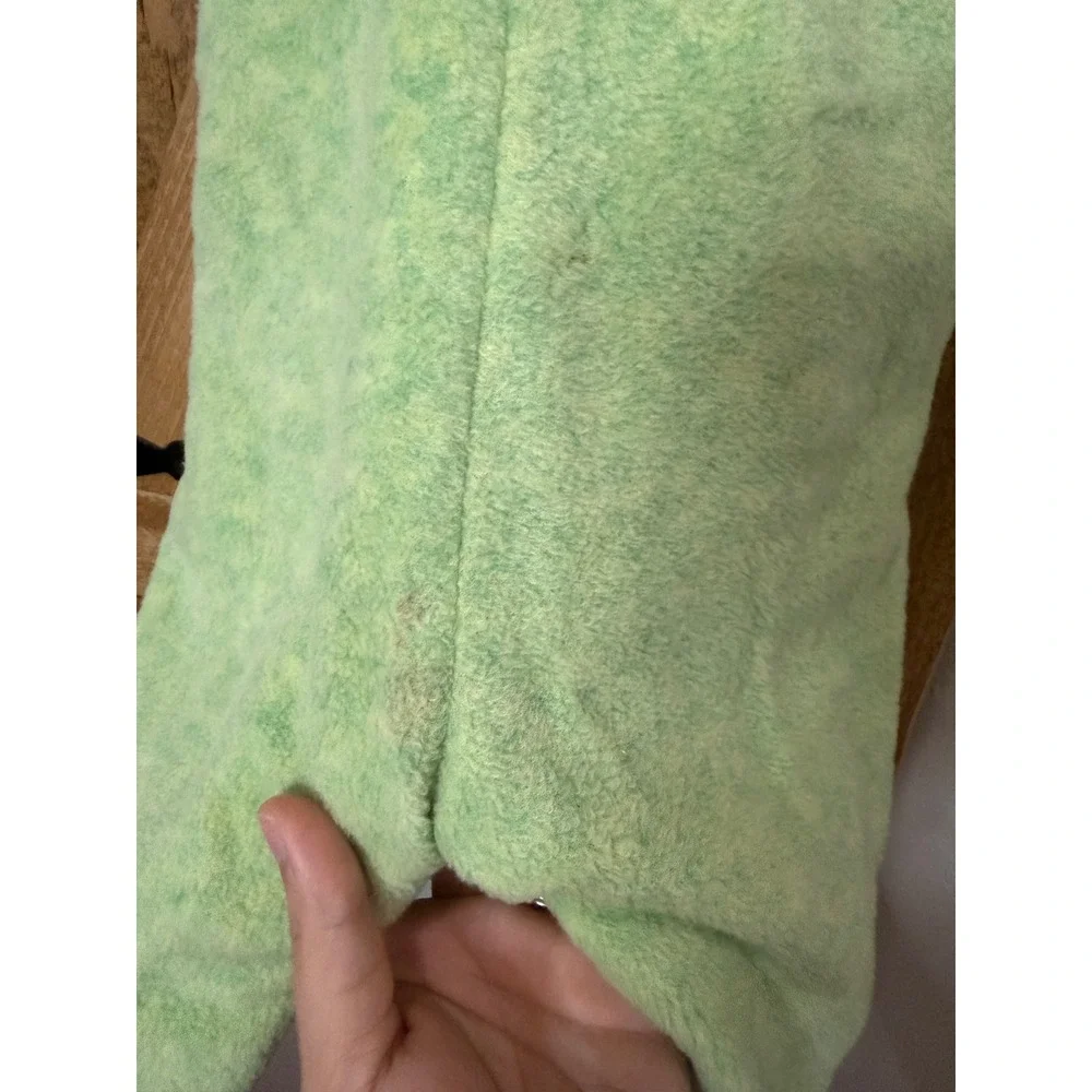 Vintage Carters Baby Yoko Ono Lennon Fleece Overalls Green Jungle 6-9M 2002